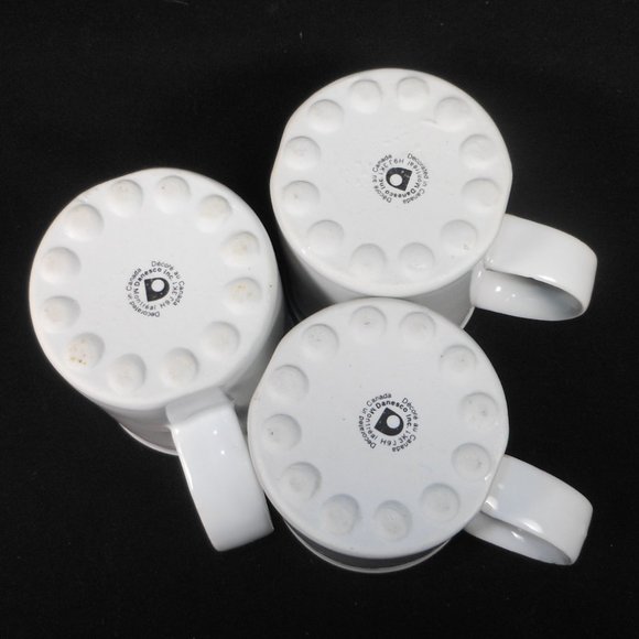 3 Danesco Canada colorful rooster coffee mugs - Picture 5 of 5